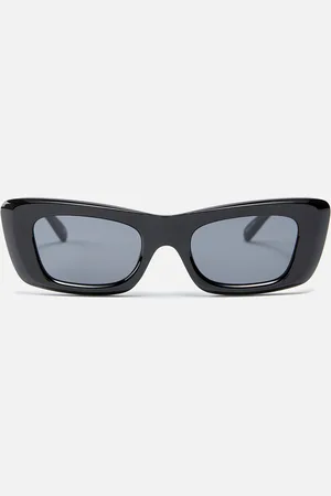 Le Specs Dopamine Acetate Rectangular-Frame Sunglasses