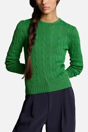 Ralph Lauren Julianna Cotton Cable-Knit Jumper - S