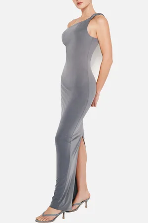 GOOD AMERICAN Sandwashed Modal-Blend Jersey Maxi Dress - M
