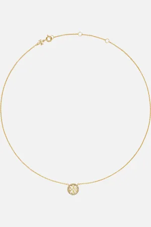Tory Burch Miller -Plated Crystal Necklace