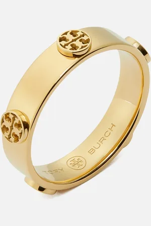 Tory Burch Miller 18K -Plated Stud Ring - 5