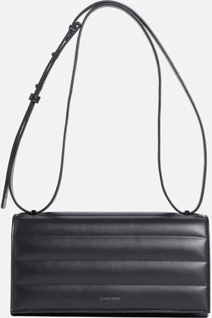 Calvin Klein Line Quilt Convertible Faux Leather Shoulder Bag