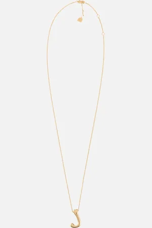 Astrid & Miyu Initial Bold 18K -Plated Necklace