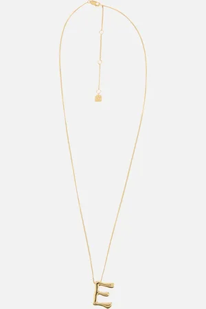 Astrid & Miyu Initial Bold 18K -Plated Necklace