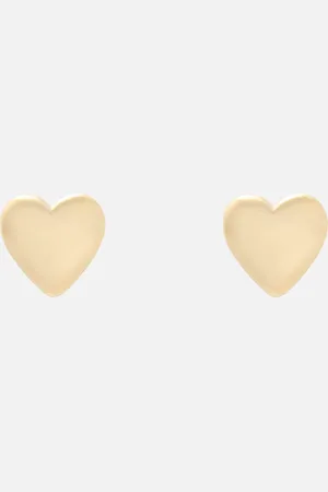 Astrid & Miyu Heart 18K -Plated Sterling Silver Earrings