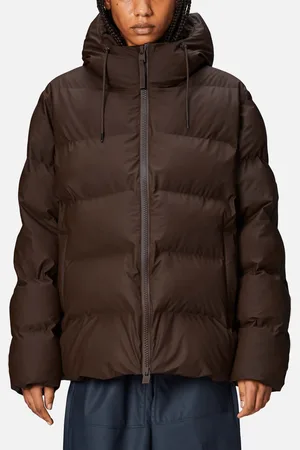 Rains Alta Coated Shell Puffer Jacket - L