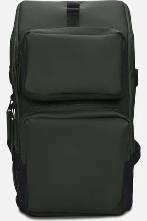 Rains Trail Coated Matte-Shell Cargo Backpack