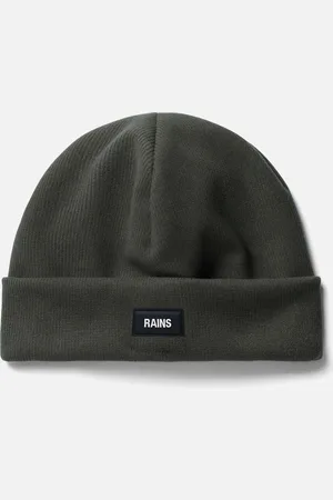 Rains Rib-Knit Fleece-Lined Beanie