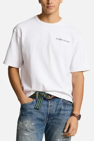 Ralph Lauren Printed Script Cotton-Jersey T-Shirt - L