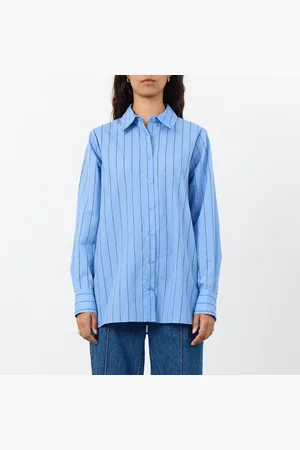 Levete Room Ingelin Stripe Organic Cotton-Blend Shirt - M/38