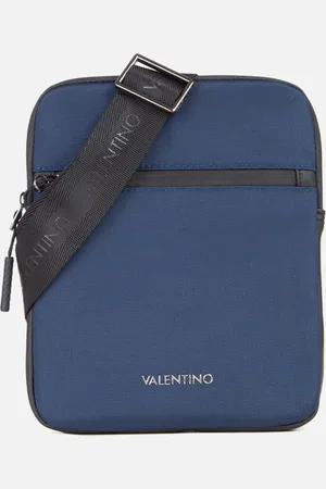 VALENTINO Tron Canvas and Faux Leather Crossbody Bag