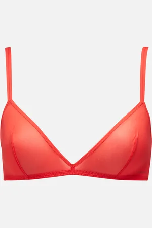 Calvin Klein Unlined Nylon-Blend Triangle Bralette - XS