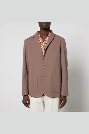 Wax London Fintry Cotton-Blend Seersucker Blazer - EU 44/XL
