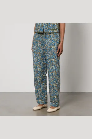 Lollys Laundry Bill Floral-Print Cotton Trousers - XS