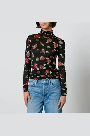 Max&Co. Acapulco Floral-Print Chiffon Top - L