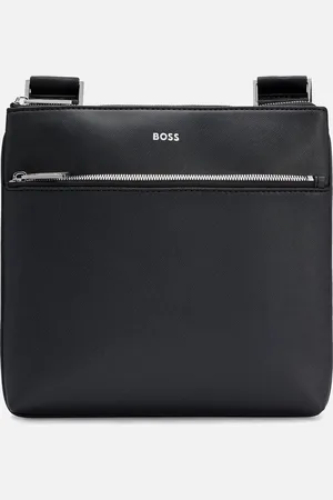 HUGO BOSS Zair Envelope Faux Leather Crossbody Bag