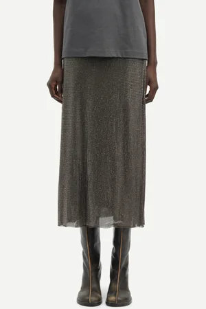 Samsøe Samsøe Sahannan Embellished Mesh Skirt - XS