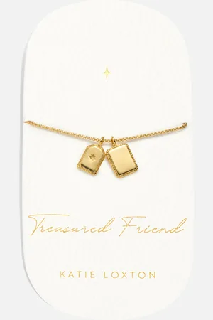 Katie Loxton Carded Treasured Friend -Plated Bracelet