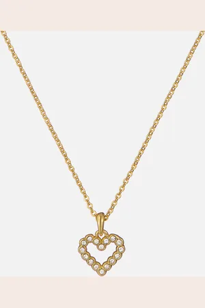 Ted Baker Amore Halo -Plated Heart Necklace