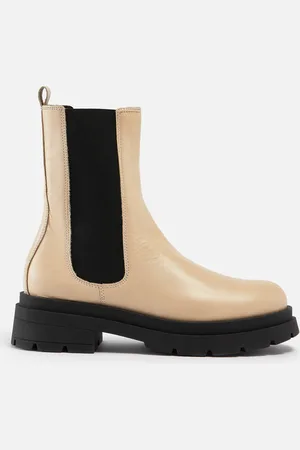 Dune Palmz Leather Chelsea Boots - UK 7