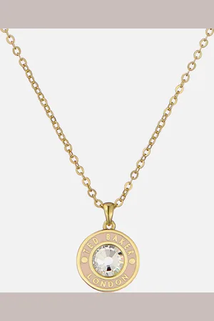 Ted Baker Cherlie Button -Plated Necklace