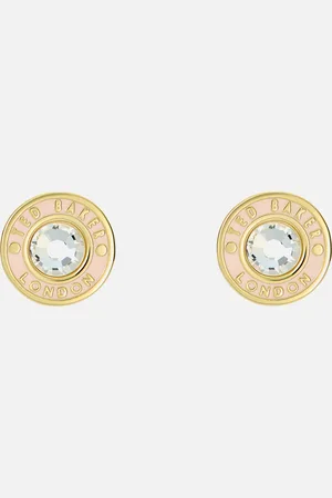 Ted Baker Cherelle Button -Plated Earrings