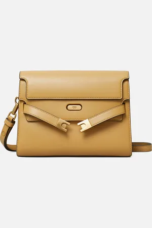 Tory Burch Lee Radziwill Leather Shoulder Bag