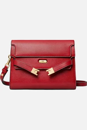 Tory Burch Lee Radziwill Textured Leather Shoulder Bag