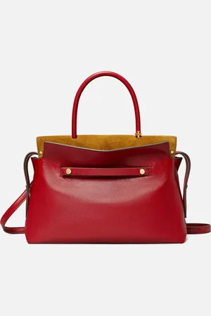 Tory Burch Mercer Textures Leather Satchel