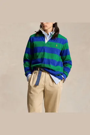 Ralph Lauren Yarn Dyed Cotton-Jersey Rugby Top - S