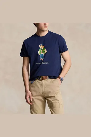 Ralph Lauren Varsity Bear Cotton-Jersey T-Shirt - S