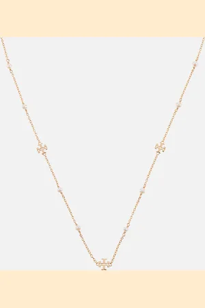 Tory Burch Delicate Kira Pearl -Tone Necklace