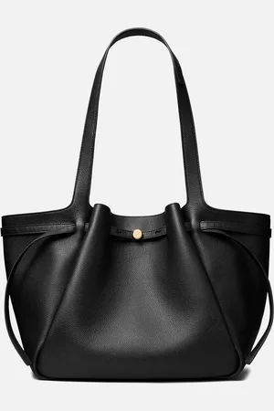 Tory Burch Romy Pebble-Grain Leather Tote Bag