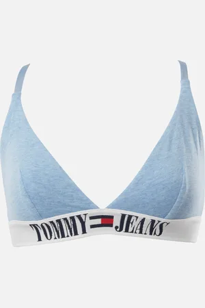 Tommy Hilfiger Stretch-Cotton Soft-Cup Triangle Bra - S