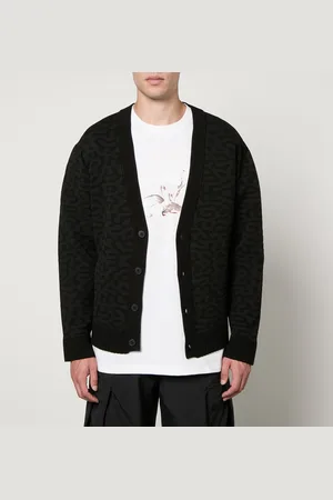 HUGO BOSS HUGO Spuffon Intarsia-Knit Cardigan - S