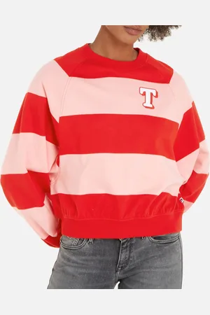 Tommy Hilfiger Striped Two-Tone Cotton Sweatshirt - XS