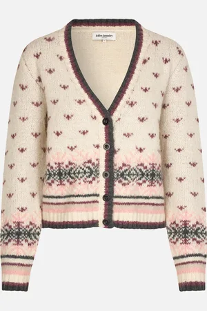 Lollys Laundry Nina Fair Isle Knitted Cardigan - XL