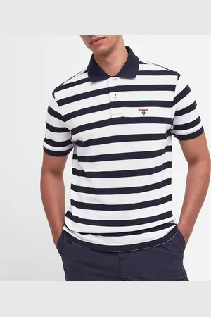 Barbour Stripe Sports Cotton Polo Shirt - S