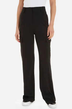 Calvin Klein Milano Wide Leg Jersey Cargo Pants - XS