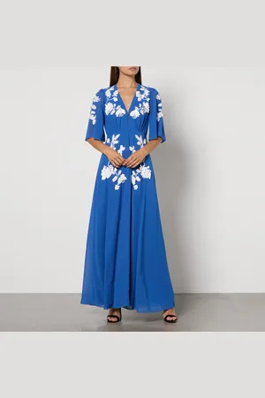 HOPE & IVY Eloise Plunge Maxi Dress - UK 6
