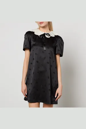 Sister Jane Songbird Floral-Jacquard Mini Dress - M/UK 10