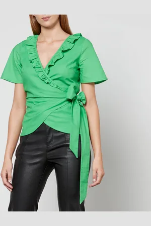 Never Fully Dressed Poplin Roma Top - S