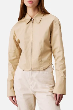 Calvin Klein Stretch-Cotton Top - XS