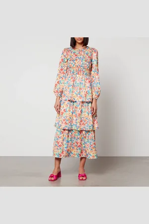 Never Fully Dressed Lisa Shirred Jersey Maxi Dress - UK 8