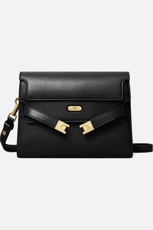 Tory Burch Lee Radziwill Leather Shoulder Bag