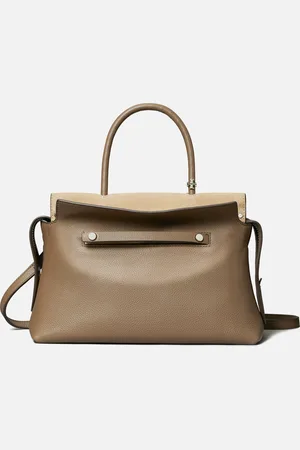 Tory Burch Mercer Pebbled Leather Satchel
