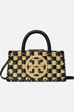 Tory Burch Ella Hand-Crocheted Raffia Bag