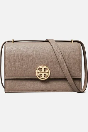 Tory Burch Miller Pebble-Grain Leather Shoulder Bag