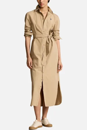 Ralph Lauren Cotton-Gabardine Day Dress - UK 12
