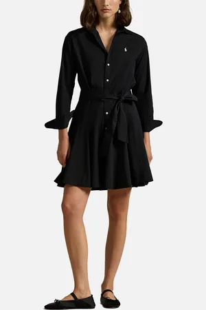 Ralph Lauren Cotton-Poplin Day Dress - UK 16